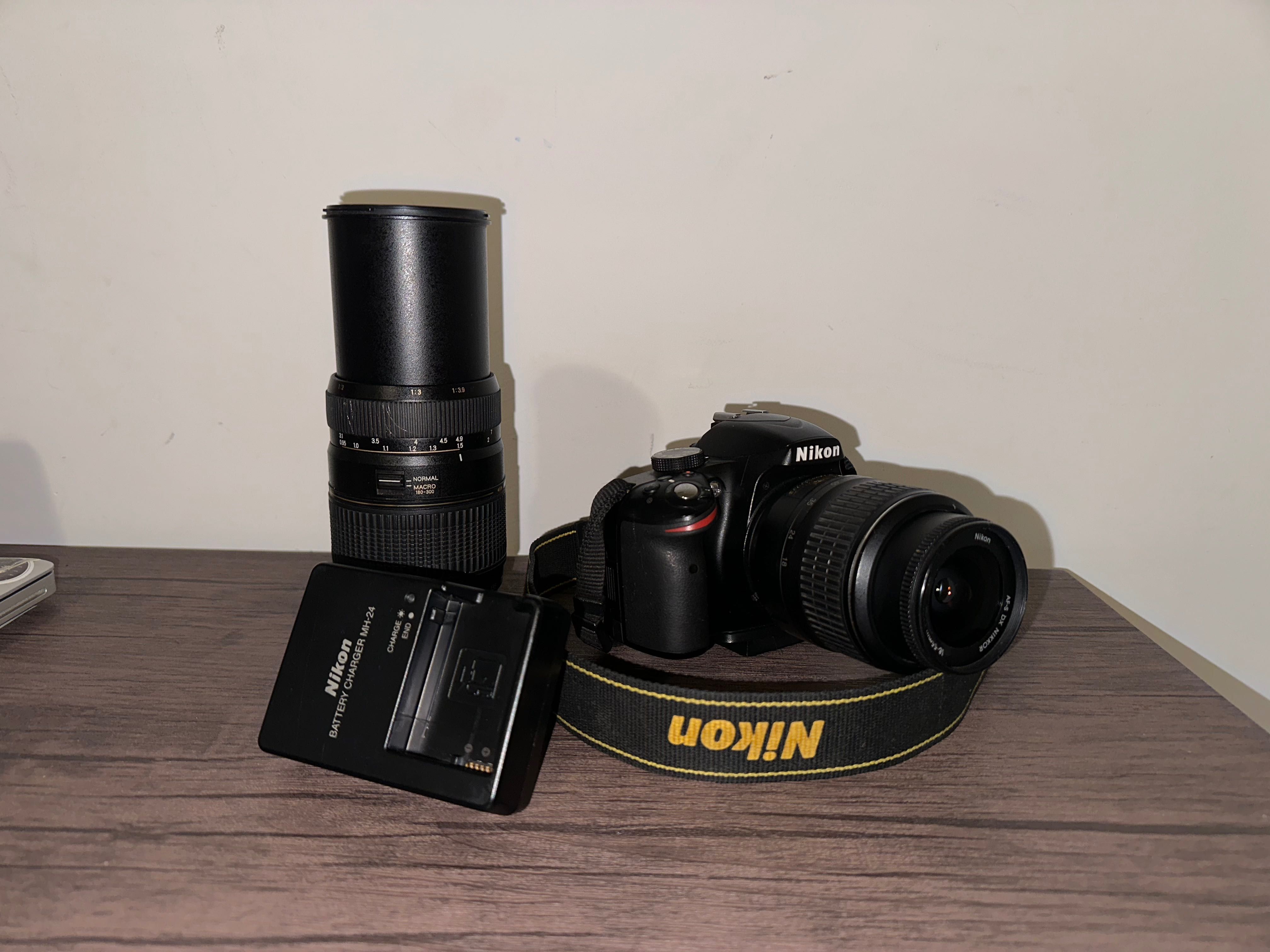 Nikon d3200 + 2 obiectiv