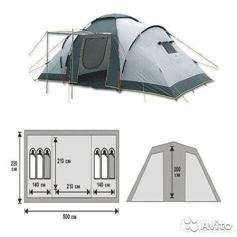 Продам палатку Nordway vis a vis 4