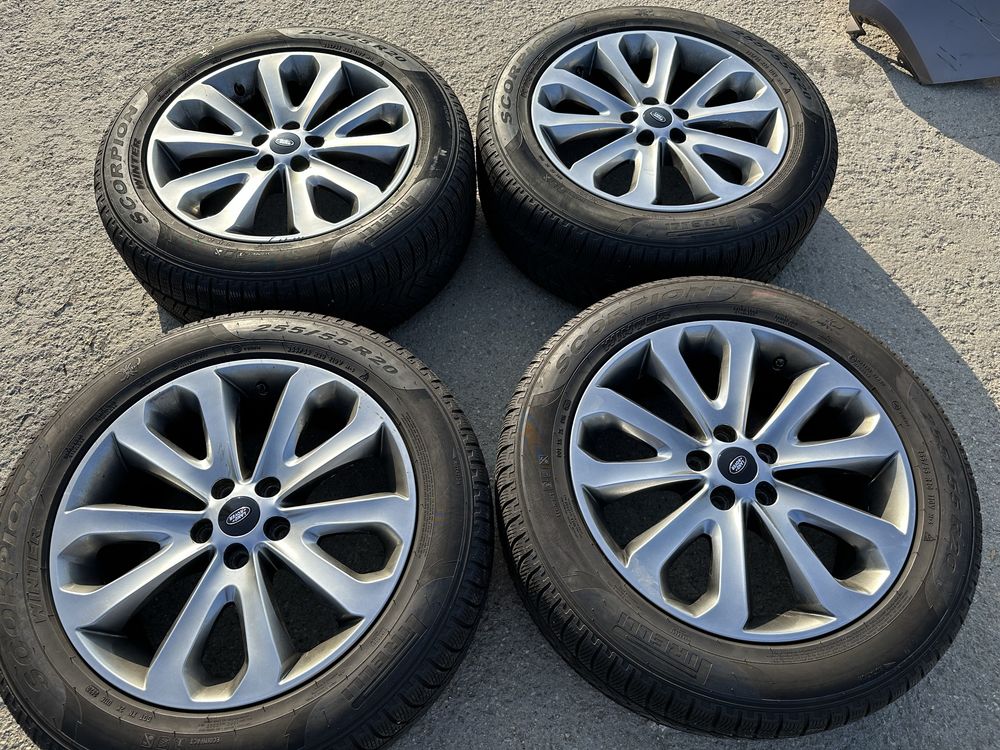 Set jante/roti R20 cu Pirelli Scorpion 255/55 Range Rover Sport/Vogue