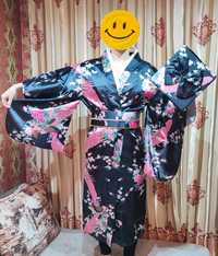 Костюм новогодний карнавальный тематический гейша кимоно