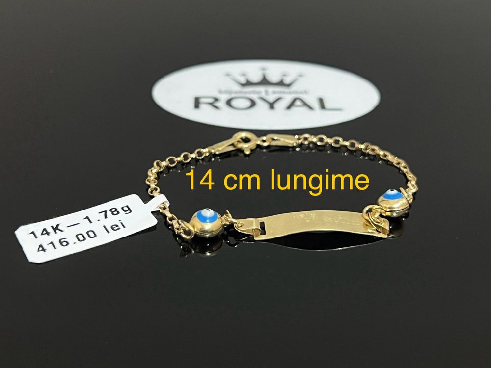 Bijuteria Royal CB : Bratara copil aur 14k 1,78 grame