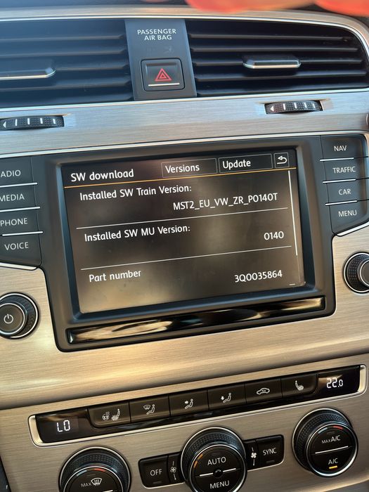 Mib/Миб 2 "СР" отключен и Carplay за Голф,пасат и др.