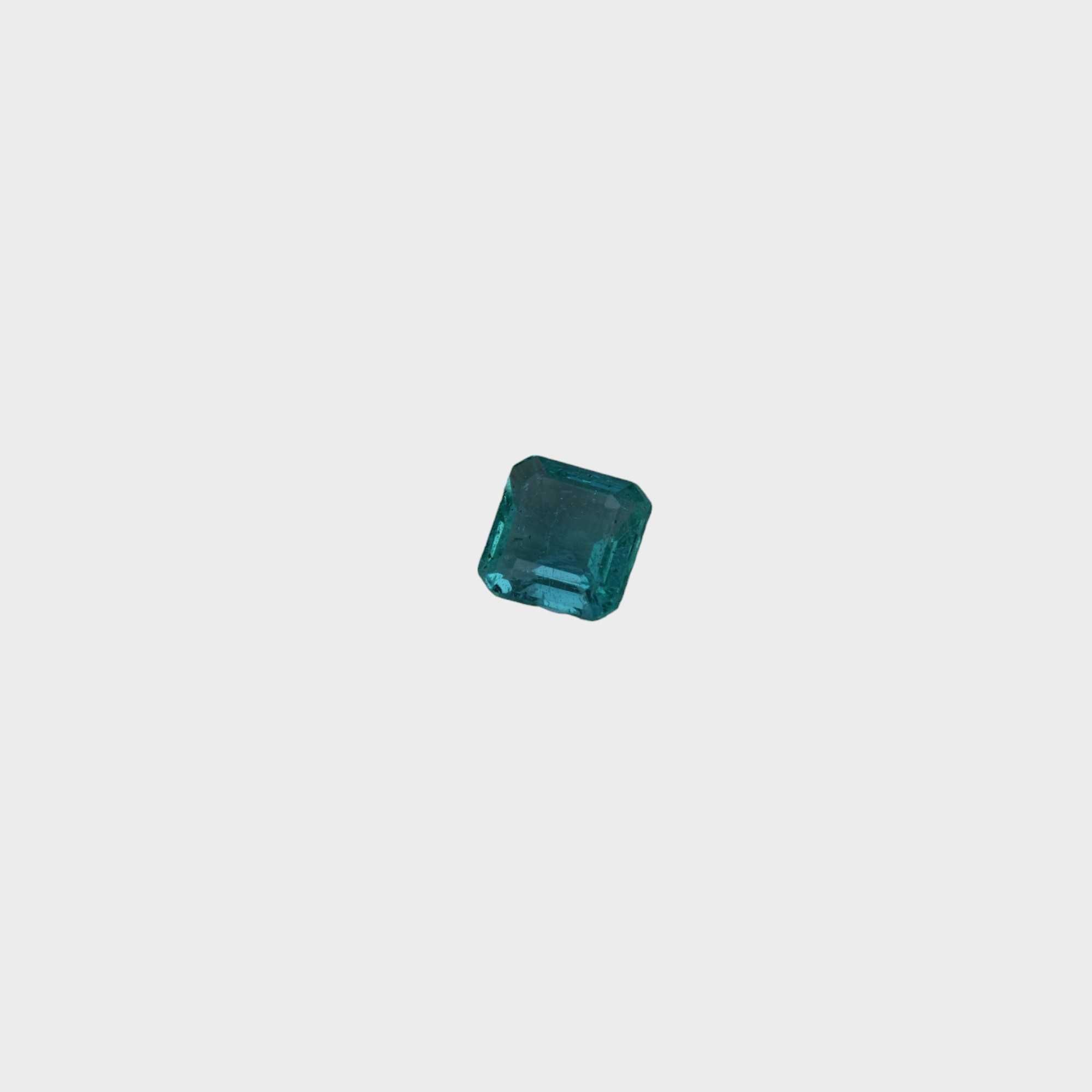 Smaralde, forma emerald 0,62-0,66 ct., Zambia(9990; 9992)