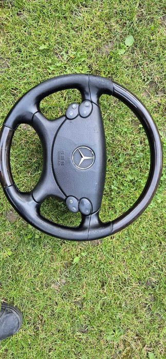 Volan mahon mercedes w211 facelift, volan lemn mercedes w219