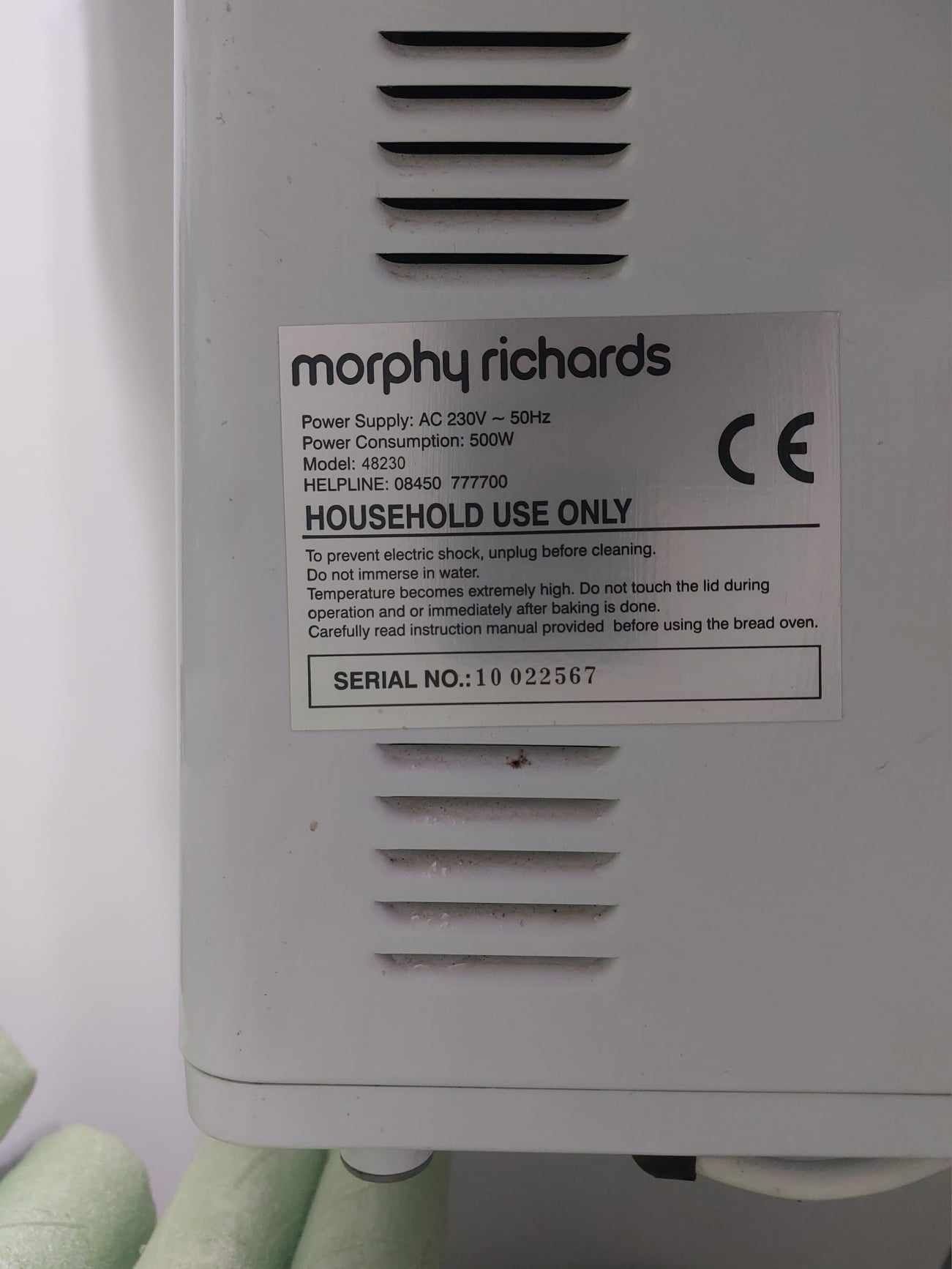 Хлебопекарна Morphy Richards