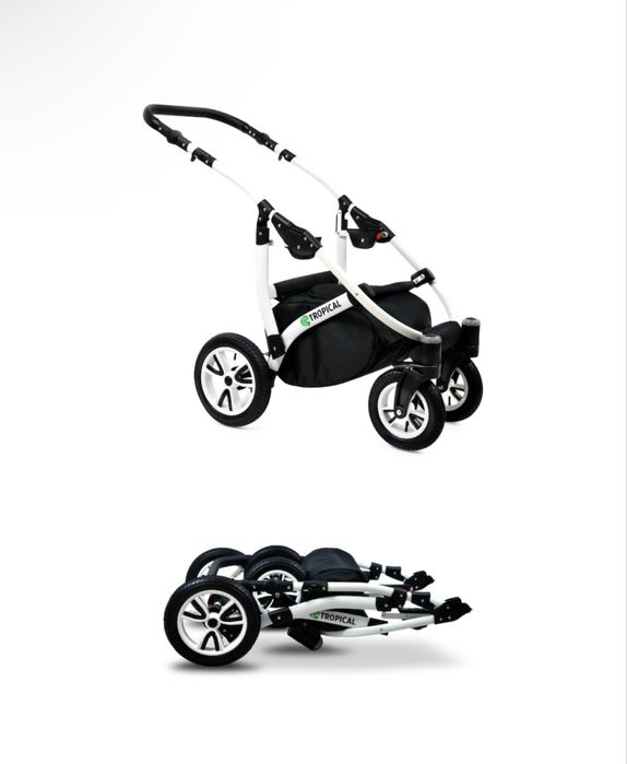 Cărucior 3 in 1, baby lux, tropical