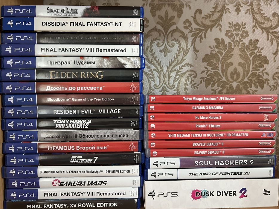 PlayStation 4, PlayStation 5, Nintendo Switch игры.