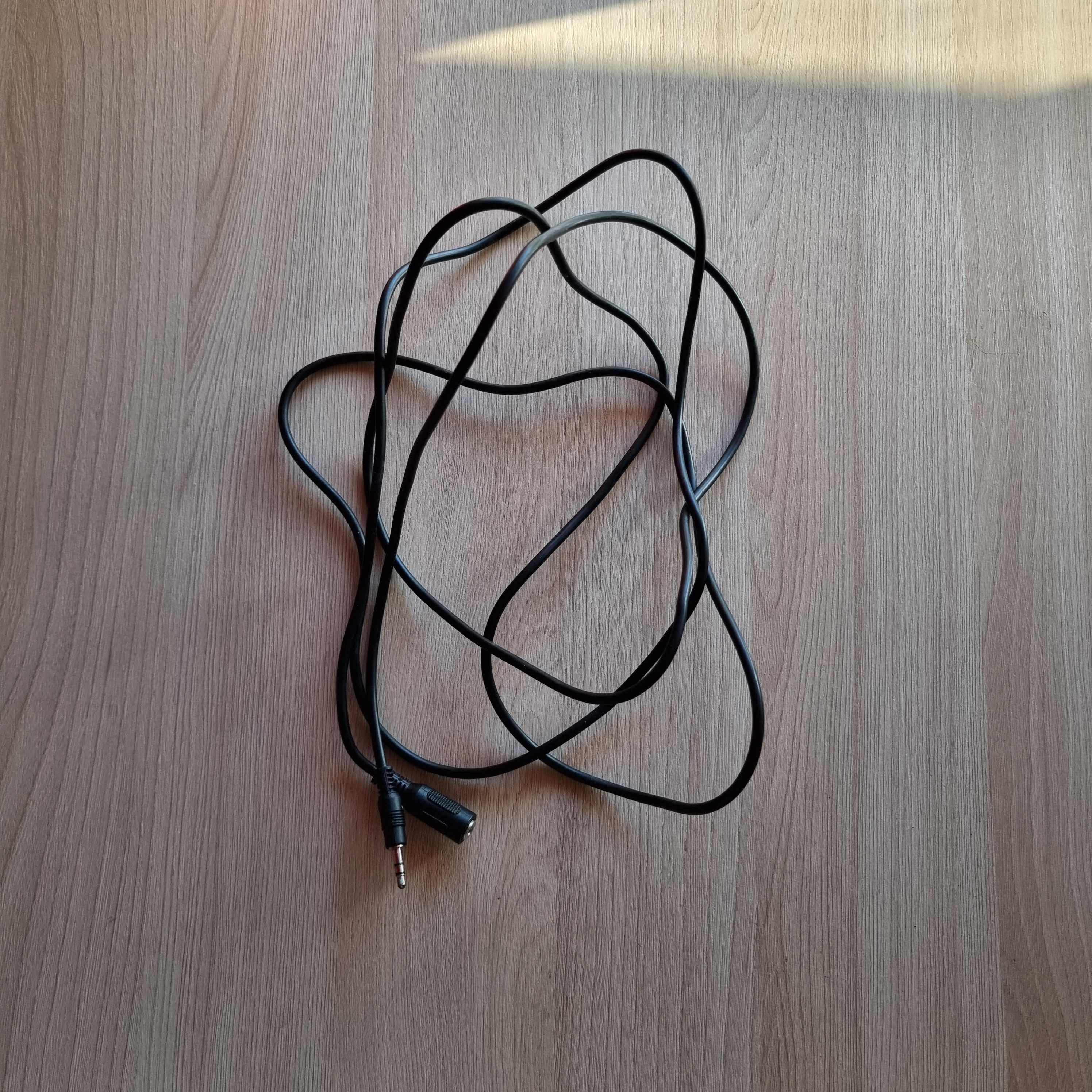 Casetofon auto - 3m Cablu audio prelungitor jack 3.5 - mama tata OTG