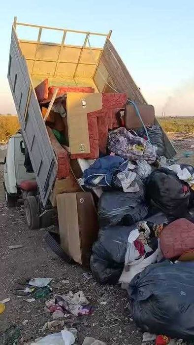 Газель вывоз мусора хлама мебели на свалку очистка квартир