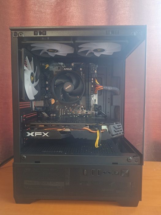 RX 580 8GB, Ryzen 5 1600, 16GB RAM - Геймърски Компютър