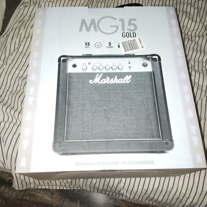 Marshall MG15 Gold – Amplificator chitară, nou,  garanție Thom