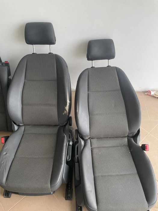 Scaune de piele +cotiera audi a6 c6
