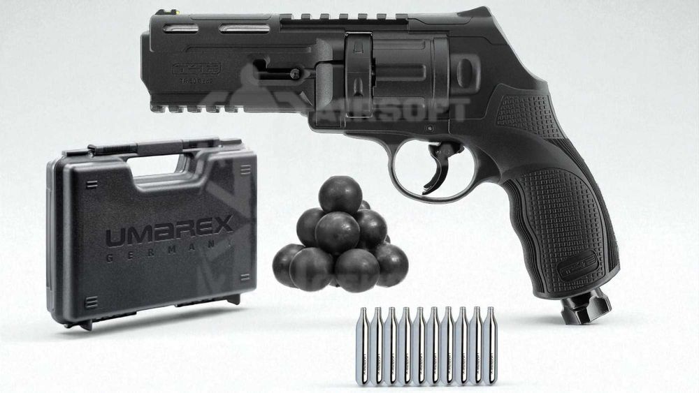 Pistol paintball puternic13j Upgradat+cutie,bile cauciuc si capsuleCO2