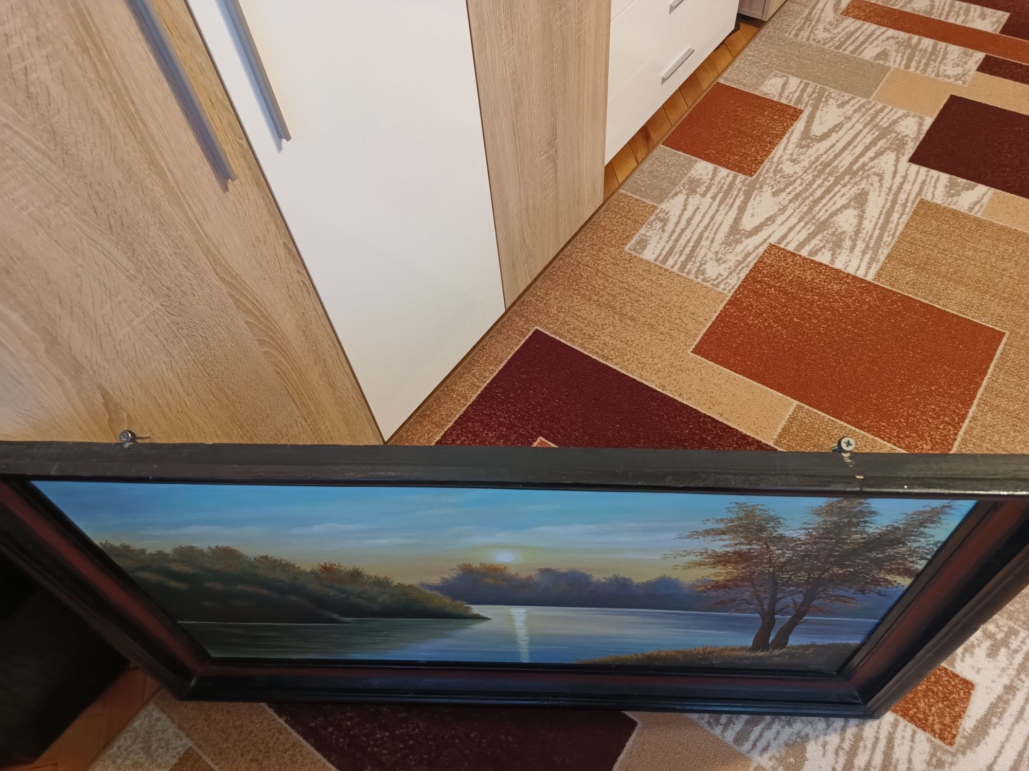 Продавам картина с размери на рамката 106/63 см