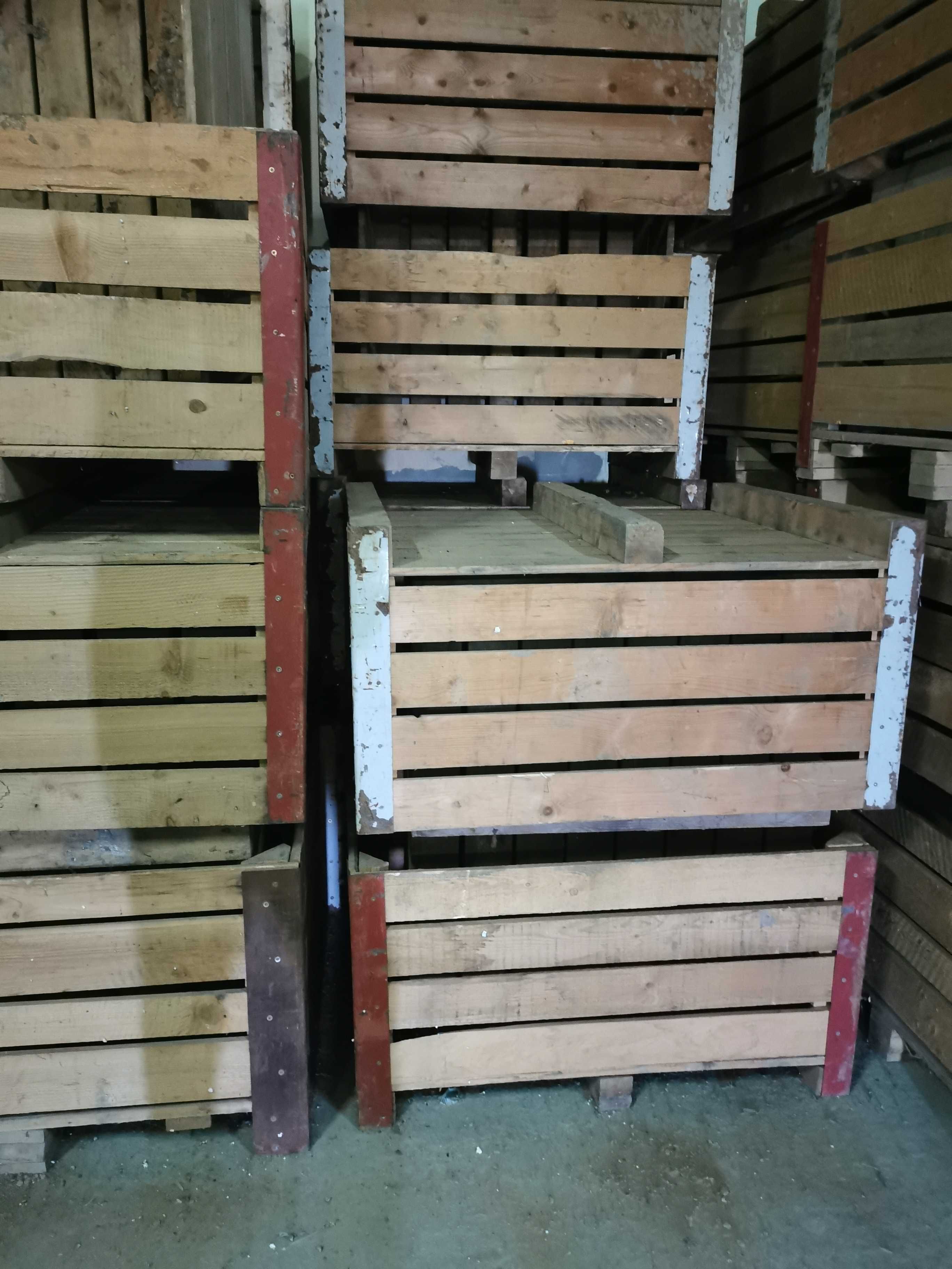 Containere mere lemn brad 120cmx100cmx65cm