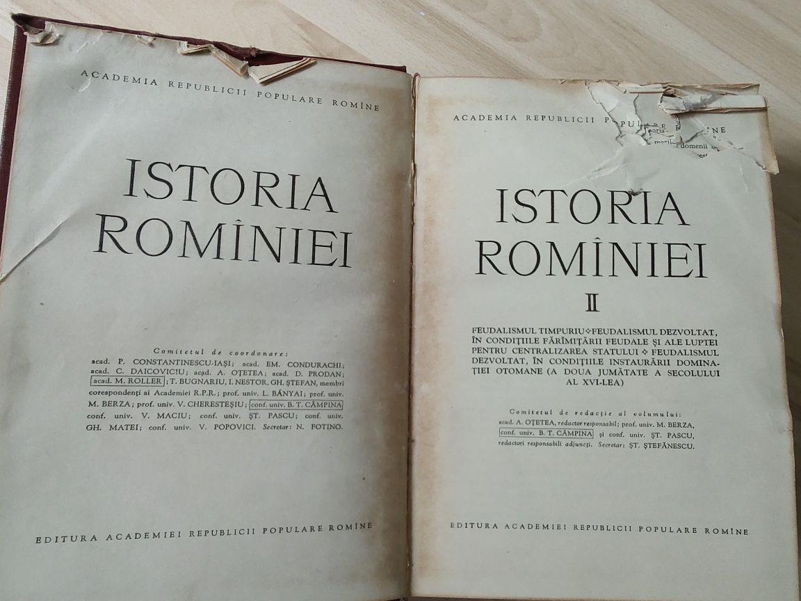 Istoria  ROMANIEI, vol. II