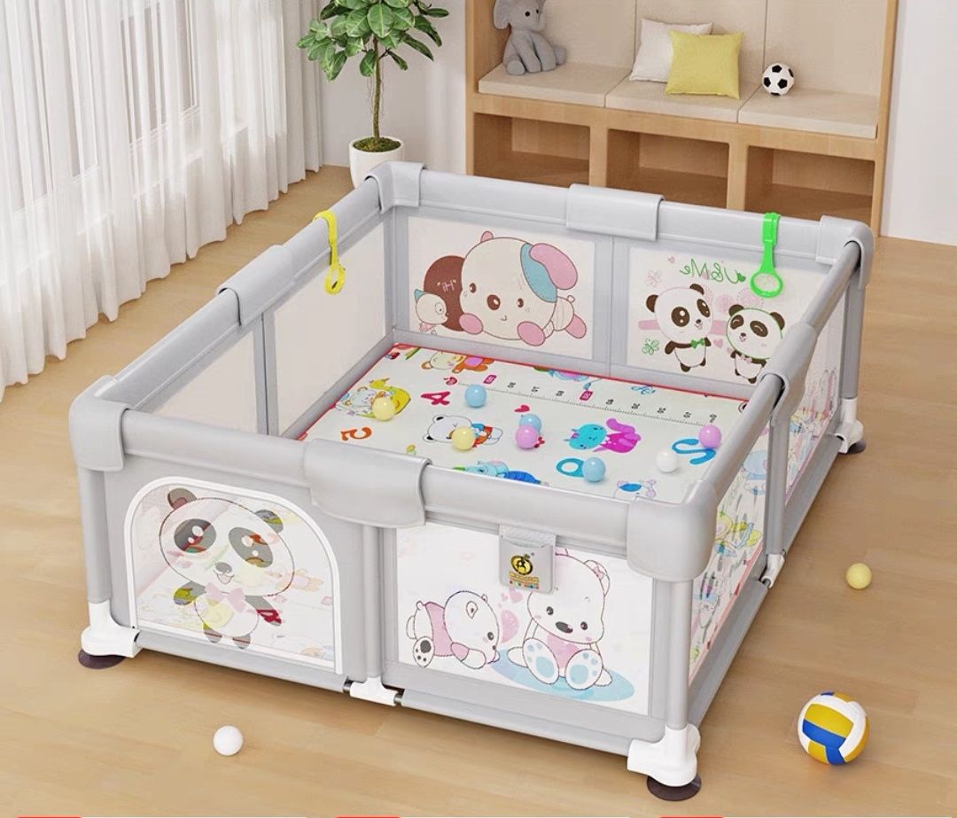 Игровой манеж с ковриком для ползания в комплекте