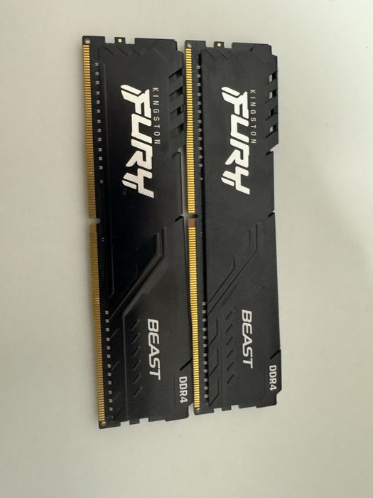 Memorii RAM Kingston FURY Beast DDR4 – 16GB (2x8GB)