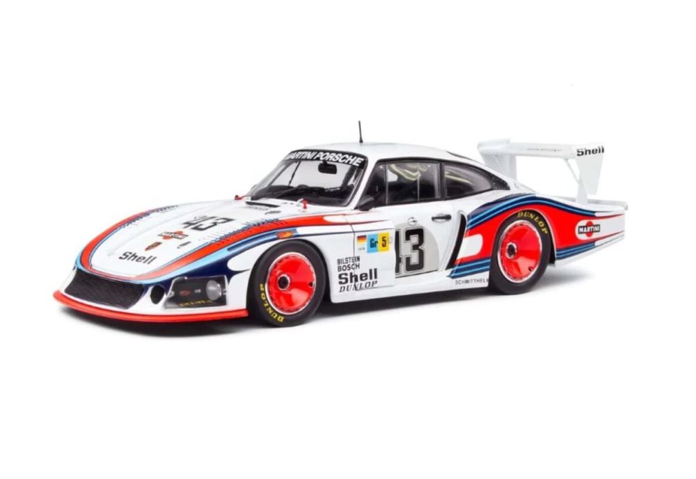 Macheta metalica Porsche 935 Mobidick noua sigilata 27 cm lungime