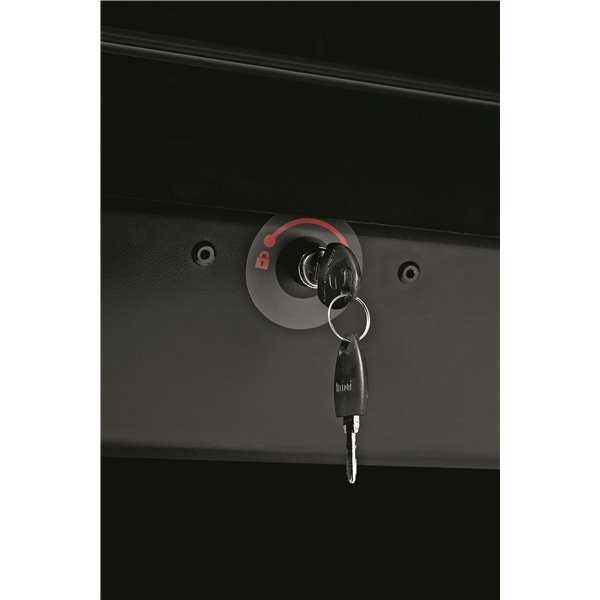 Cutie portbagaj Fabbri Nova 430 Gri Lucios, 174x80x44cm, 430 Litri