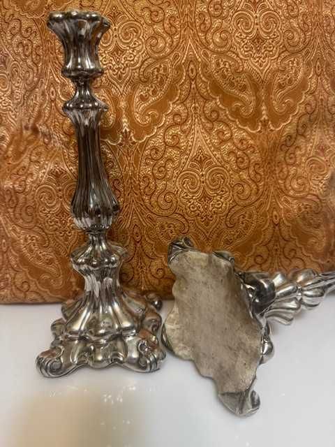 Pereche De Sfesnice Argint Puritate 900 /1000