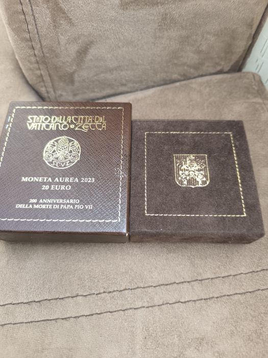 20 златни евро Ватикана"200-годишнина от смъртта на папа Пий VII