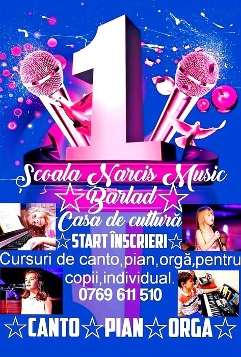 Cursuri Pian,Canto,Orgă - Barlad