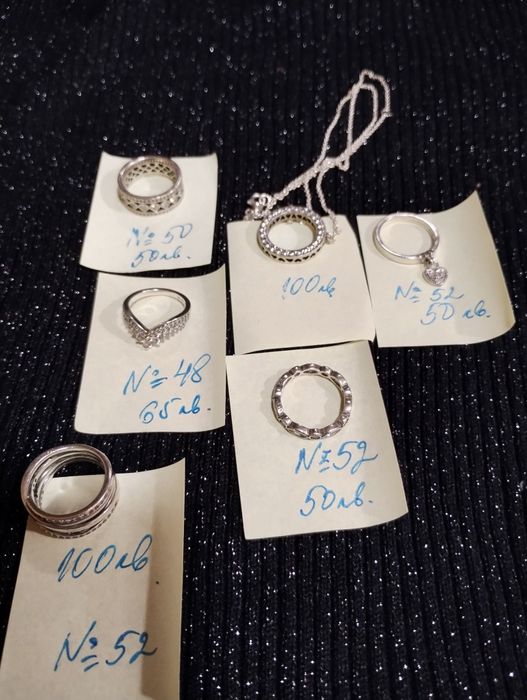 Пръстени и колие Pandora