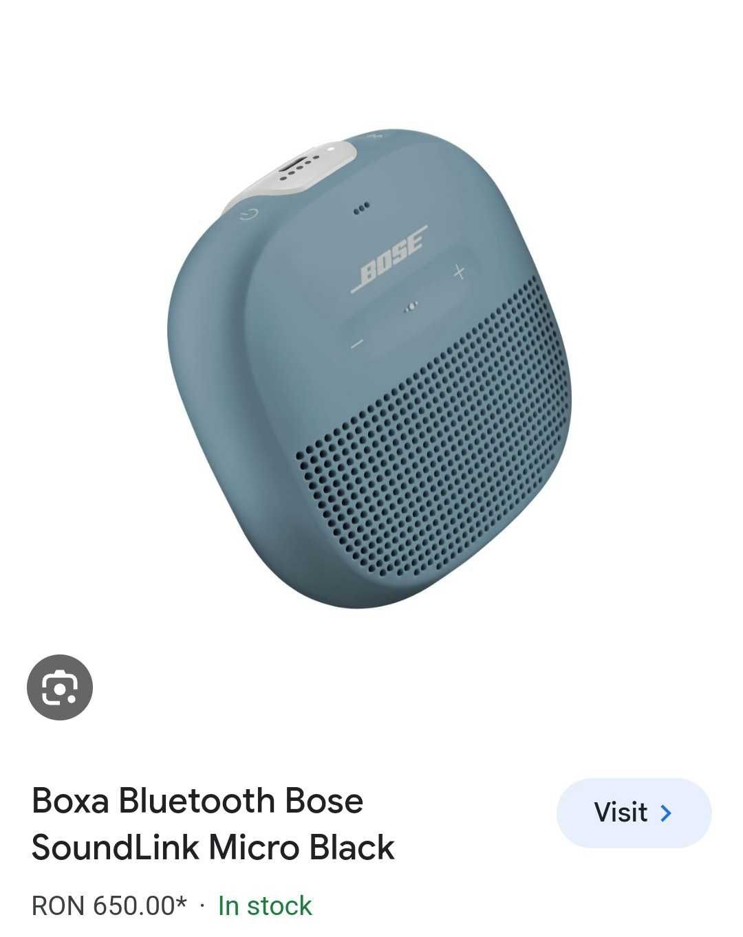 Boxa Portabila BOSE SoundLink Micro Waterproof. Wireless. Super pret !