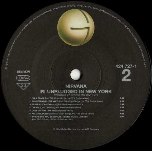 LP Vinil Nirvana - MTV Unplugged in New York 1994