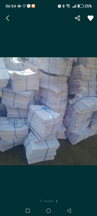 Qog'oz oq list kardon bumaga arxiv  temir alyukabond stroy musor