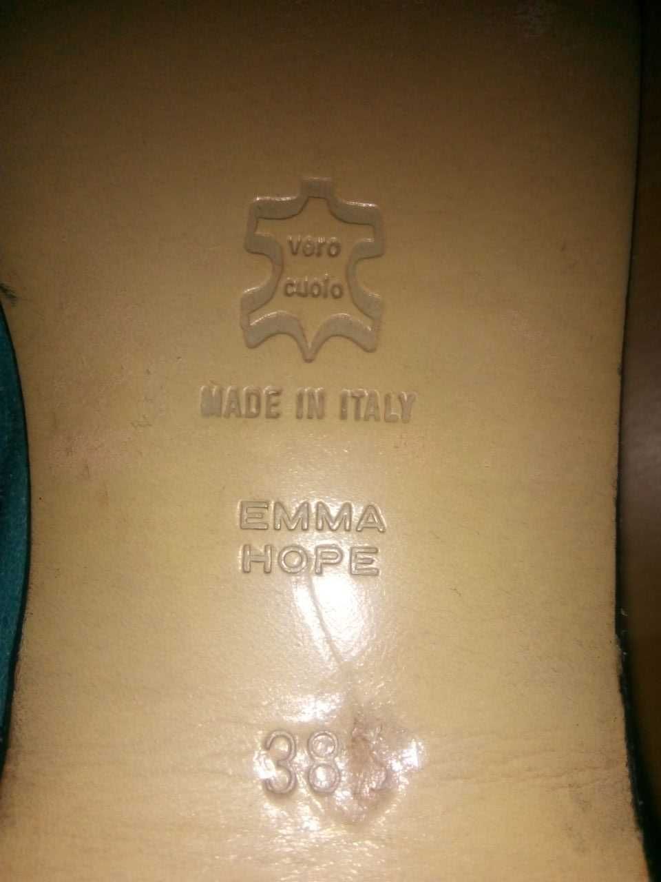 "EMMA HOPE" оригинални кожени ботуши MADE ITALY