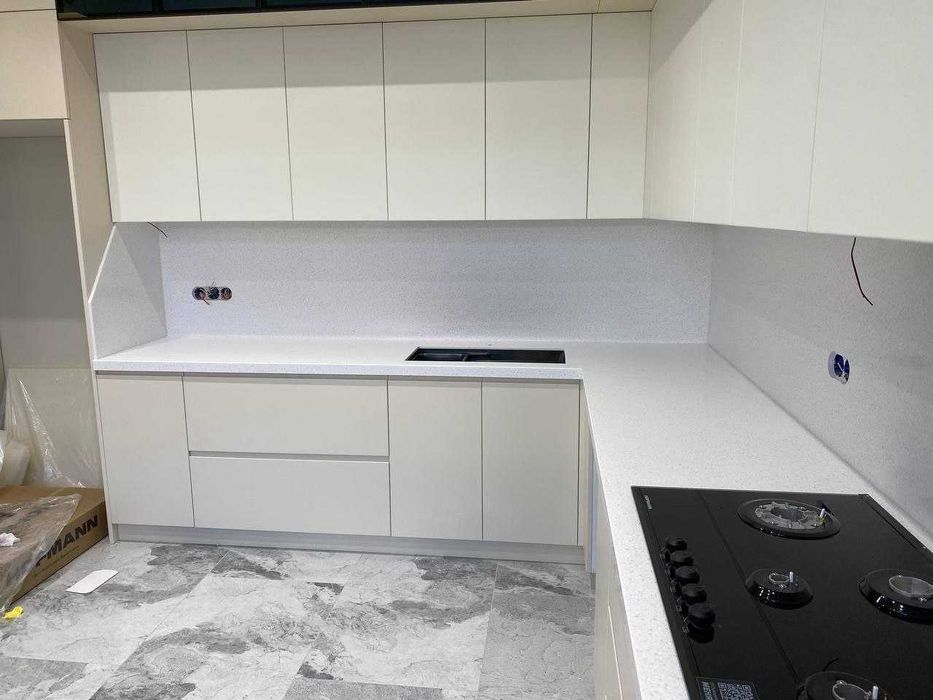 Искусственный камень столешницы для кухни Акрил Кварц Onix