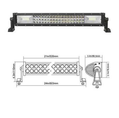 12D/7D LED-Барове LED Светлини/ Халогени / Фарове / лед барове за джип