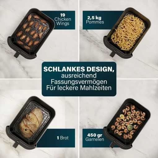 Friteuza cu aer Princess SlimFry - 8 L