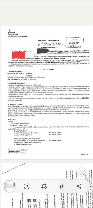 Teren intravilan P+6