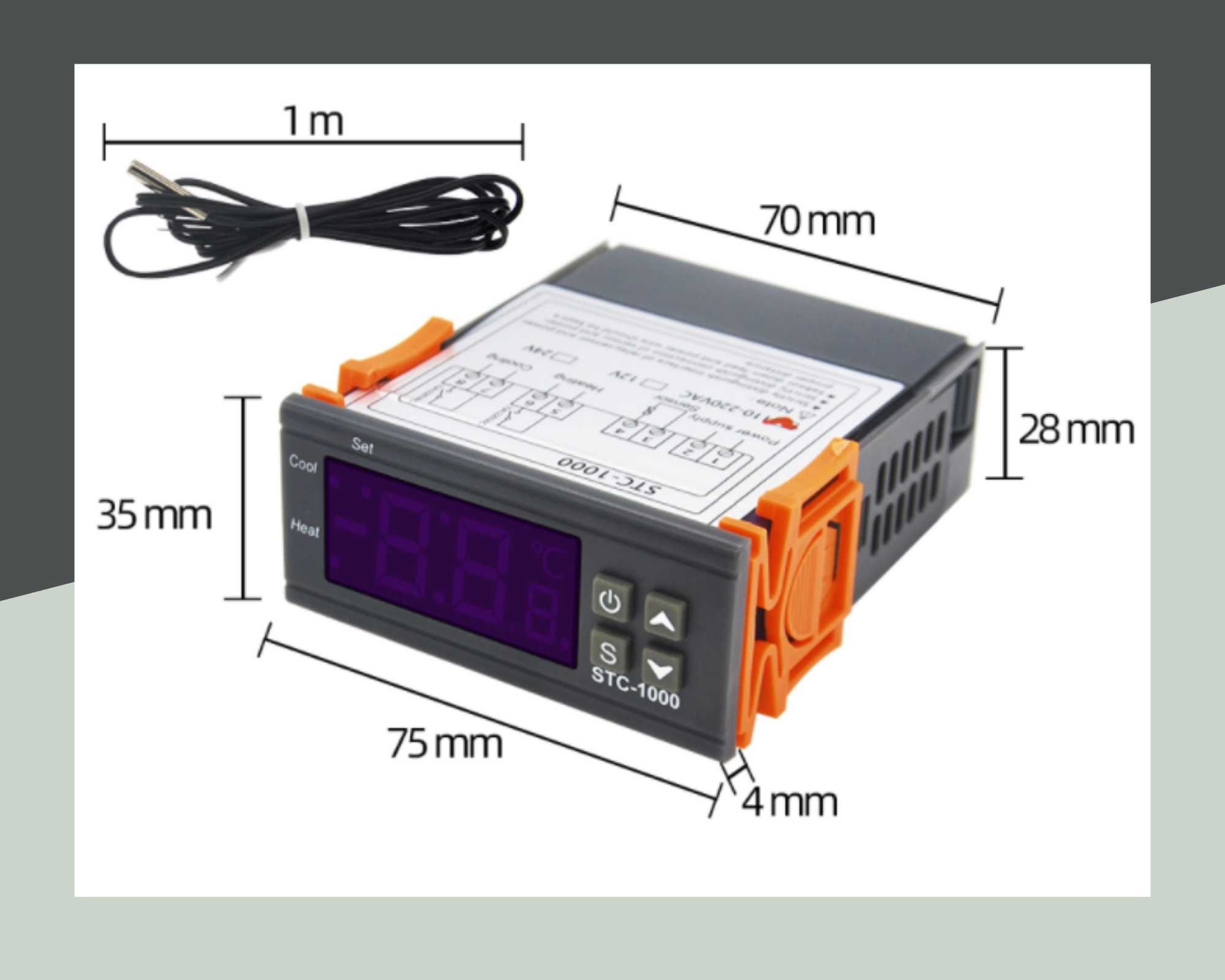 Термостат/терморегулатор STC-1000 24 V