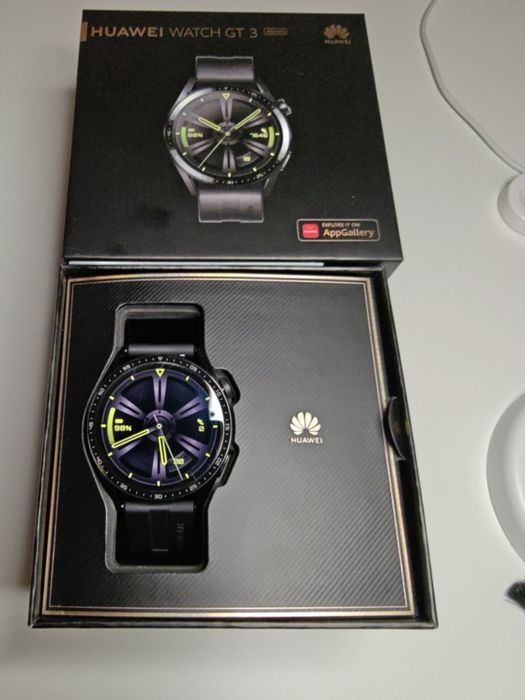 Smartwatch Huawei Watch GT3, 46mm, Active Edition, Black