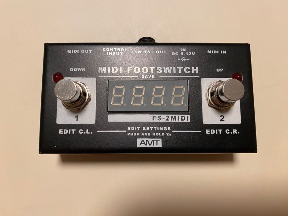 AMT FS-2 – Footswitch MIDI Controller Compact