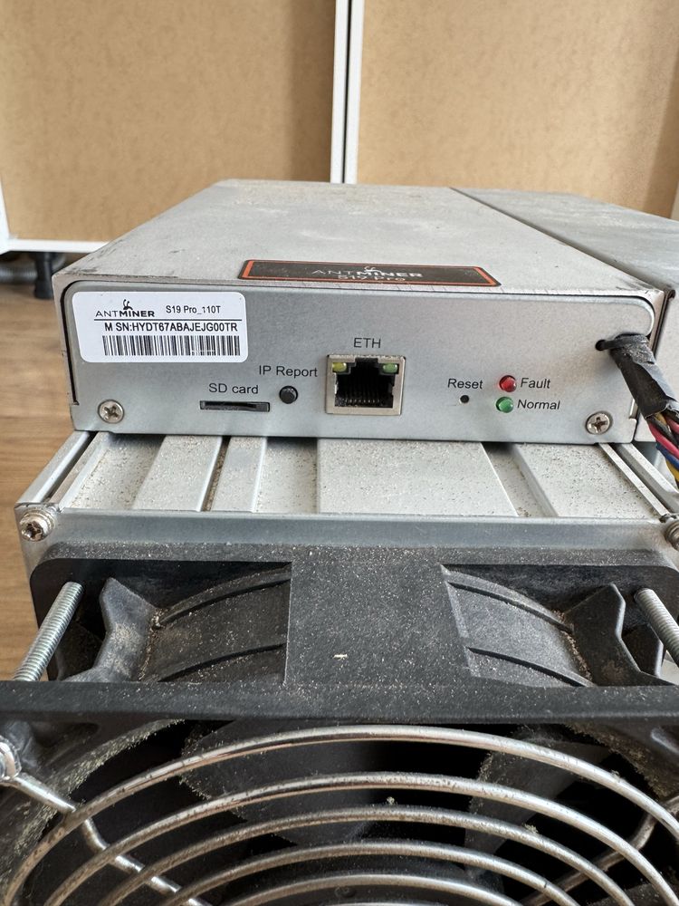 Asic Antminer S19 Pro 110th miner