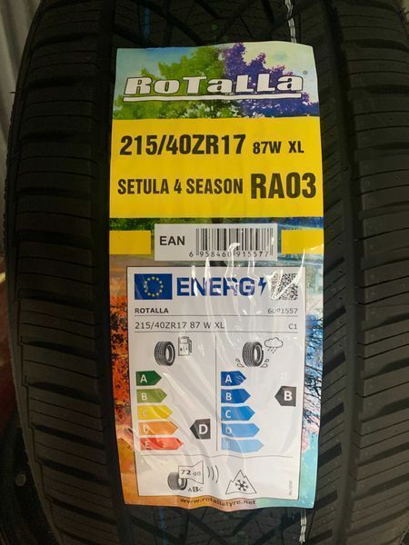 Нови всесезонни гуми ROTALLA SETULA 4 SEASON 215/40R17 87W XL НОВ DOT