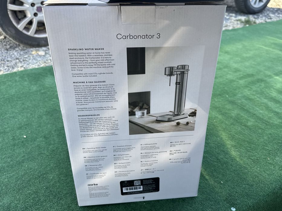 Неупотребявана машина за газирана вода Карбонатор Aarke Carbonator 3