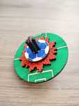 Titirez handmade din lemn - minge de foc
