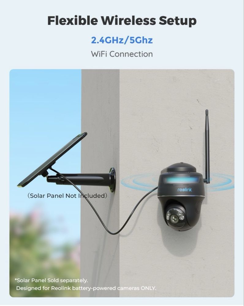 Камера за наблюдение Reolink ARGUS PT, IP, Wi-Fi, 5MP, ротация