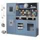 Bucatarie din lemn ecologic, 81 cm inaltime, accesorii incluse, Blue