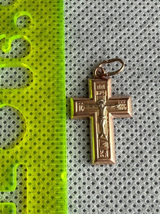 Крест золотой 585 проба