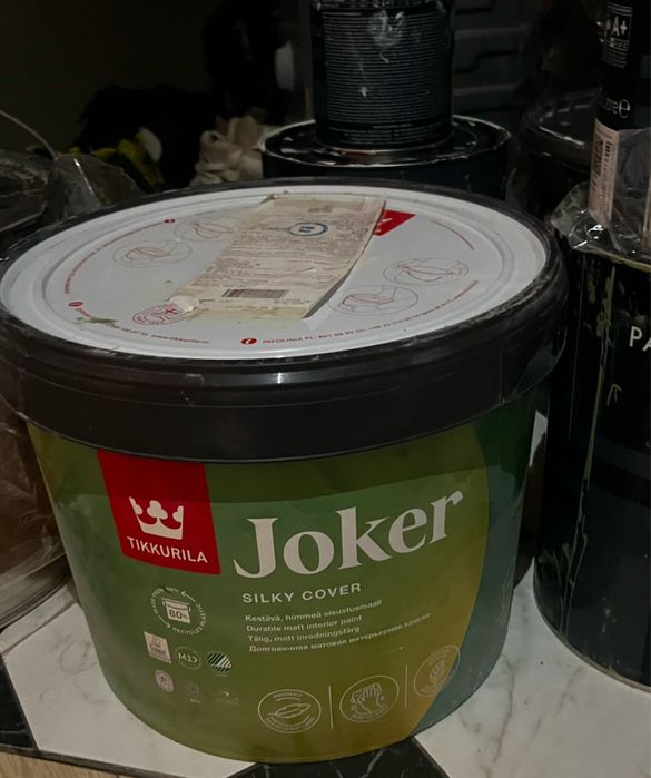 Краска  Теккурила джокер  с Финляндии цена ниже рыночной