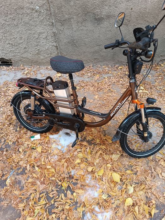 Продаю электровеалосипед литионовый акумулятор 48v 20ah запас хода 70к