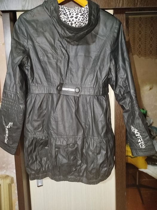 Плащ для девочек кожа