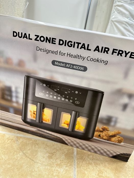 Air frayer dual zone